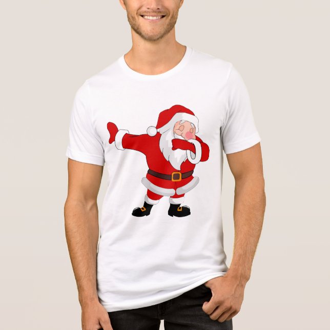 Camiseta Dabbing Papai Noel Natal (Frente)