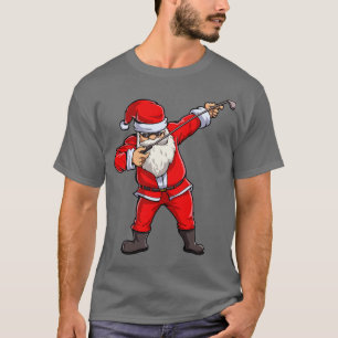 Camiseta Dabbing Papais noeis Golf Christmas Club Hat Ball
