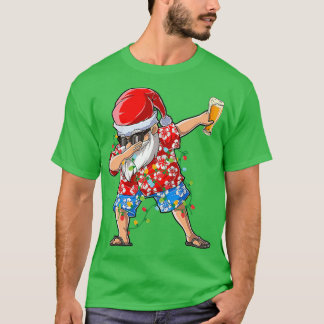 Camiseta Dabbing Papais noeis Havaianos Beer T