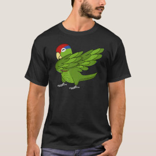 Camiseta Dabbing Parrot I Mexicano Vermelho em Amazônia