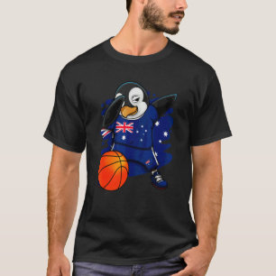 Camiseta Dabbing Penguin, Austrália, jogadores de basquete