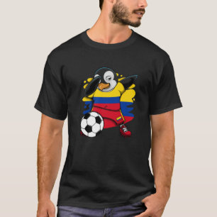 Camiseta Dabbing Penguin Colombia Soccer Fans Jersey Shoba