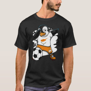 Camiseta Dabbing Penguin Cyprus Soccer Fans Jersey