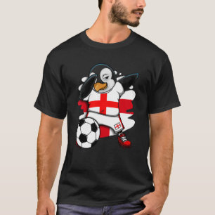 Camiseta Dabbing Penguin England Soccer Fans Jersey