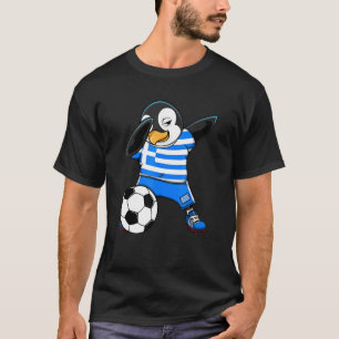 Camiseta Dabbing Penguin Grécia Futebol Fans Jersey