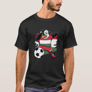 Camiseta Dabbing Penguin Hungary Soccer Fans Jersey