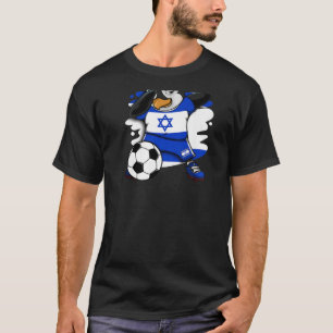 Camiseta Dabbing Penguin Israel Soccer Fans Jersey