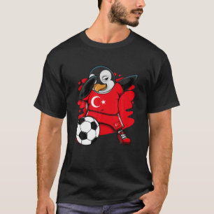Camiseta Dabbing Penguin Turkey Soccer Fans Jersey