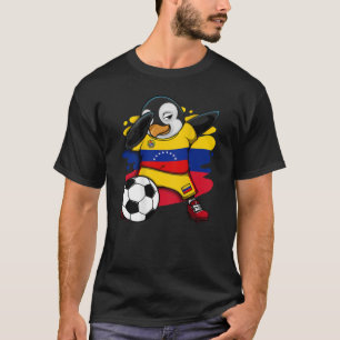 Camiseta Dabbing Penguin Venezuela futebol fãs do futebol