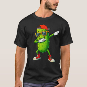 Camiseta Dabbing Pickle Dancing Cucumber Funny Pickover
