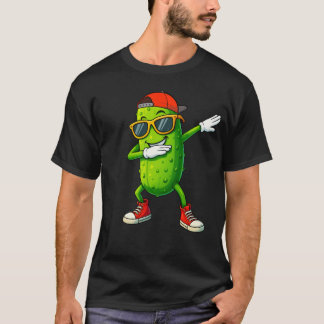 Camiseta Dabbing Pickle Dancing Cucumber Funny Pickover