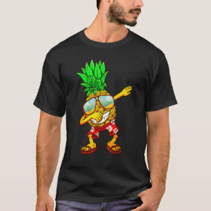 Camiseta Dabbing Pineapple Sunglass Aloha Beaches Hawaii