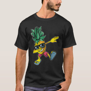 Camiseta Dabbing Pineapple Tropical Fruta Swag Havaiana Sum