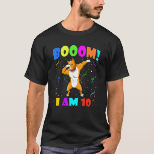Camiseta Dabbing Pitbull Booom eu tenho 10 Meninos Meninas