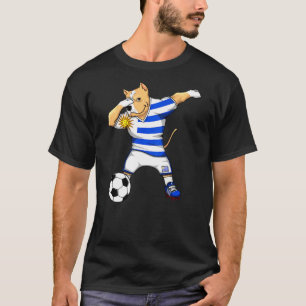 Camiseta Dabbing Pitbull Dog Uruguay Soccer Fans Jersey Foo