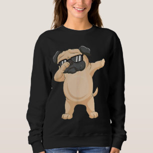 Camiseta Dabbing Pug Pug Sunglass Dab Dance Classic T-Shi