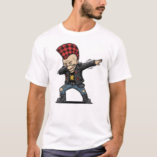 Camiseta Dabbing Punk – Frecher Cartoon Style