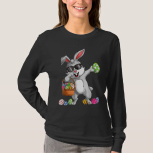 Camiseta Dabbing Rabbit Páscoa Day Egs Dab Boys Girls Kid
