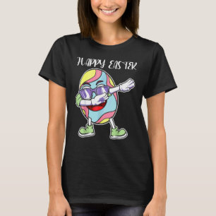 Camiseta Dabbing Rabbit Páscoa Day Ovos Bunny Dabbing Boys