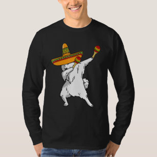 Camiseta Dabbing Samoyed Sombrero Mexero Costume Cinco De