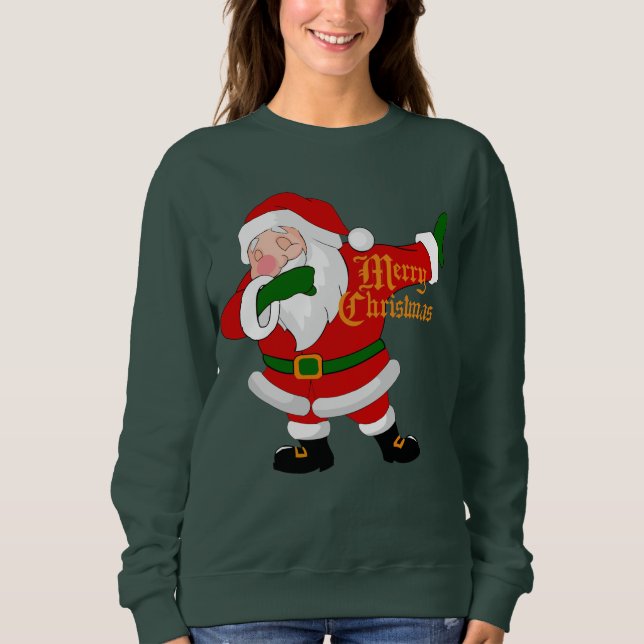 Camiseta dabbing santa claus (Frente)