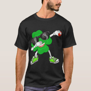 Camiseta Dabbing Shamrock & Billiard Ball Dia de São Patríc