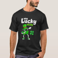 Dabbing Shamrocks One Lucky Daddy Matching Family