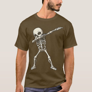 Camiseta Dabbing Skeleton Dab Skeleton Dancing Skeleton Hal