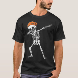 Camiseta Dabbing Skeleton Halloween Rib Cage Dab