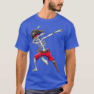 Camiseta Dabbing Skeleton Pirate T Halloween Dab Kids