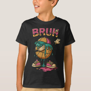 Camiseta Dabbing Sketll Drip Bruh Sketll Drip Sorvete Ck