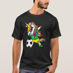 Camiseta Dabbing Soc - Futebol brasileiro do Unicórnio