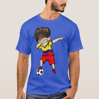 Camiseta Dabbing Soccer Boy Colombia Jersey Colombian Footb