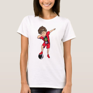 Camiseta Dabbing Soccer Boy Kids Youth Peru Jersey