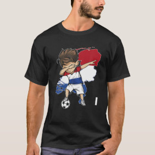 Camiseta Dabbing Soccer Boy Netherlands Jersey - Países Bai