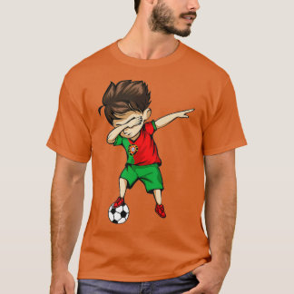 Camiseta Dabbing Soccer Boy Portugal Jersey Foo Português