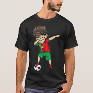 Camiseta Dabbing Soccer Boy Portugal Jersey Português
