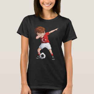 Camiseta Dabbing Soccer Boy Turquia JerseyPegada Turca