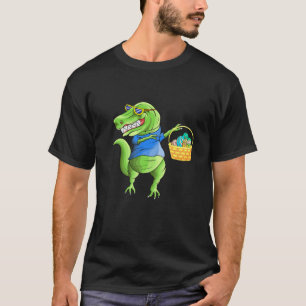Camiseta Dabbing T Rex Dinosaur Dancing with Eas De Ovos De