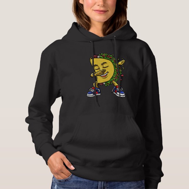 Camiseta Dabbing Taco Cinco De Mayo Comida mexicana (Frente)