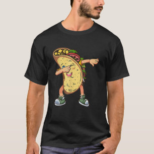 Camiseta Dabbing Taco Cinco De Mayo Funny Boys Men Mexicano