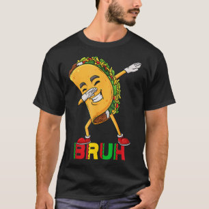 Camiseta Dabbing Taco Cinco De Mayo Funny Bruh mexicano