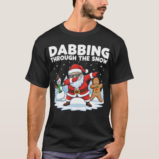 Camiseta Dabbing Through the Snow (Frente)