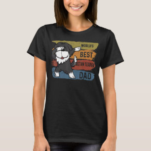 Camiseta Dabbing Tibetan Terrier Pai Dab Para Crianças