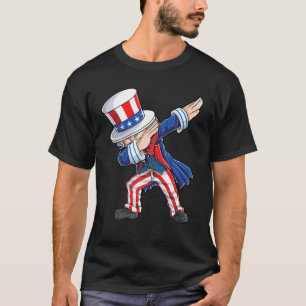 Camiseta Dabbing Tio Sam 4 Th Of Julho Patriotic Funny Gift