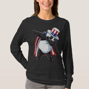 Camiseta Dabbing Tio Sam Panda 4 De Julho Meninos Win