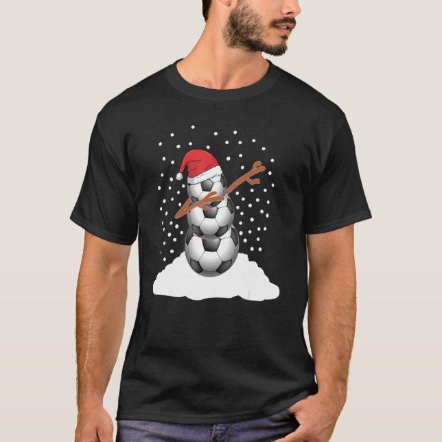 Camiseta Dabbing Tthrough The Snowman Para Sa (Frente)