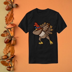 Camiseta Dabbing Turkey - Ação de Graças