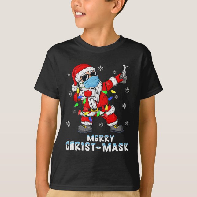 Camiseta Dabbing Turkey T Rex Pilgrim (Frente)