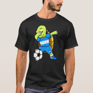 Camiseta Dabbing Turtle Honduras Soccer Fans Jersey Hondura
